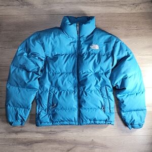 The North Face Men's 1996 Retro Nuptse Teal Puffer Down Coat Size: S/P MRSP$400